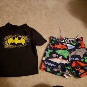 12-18 month rash guard set